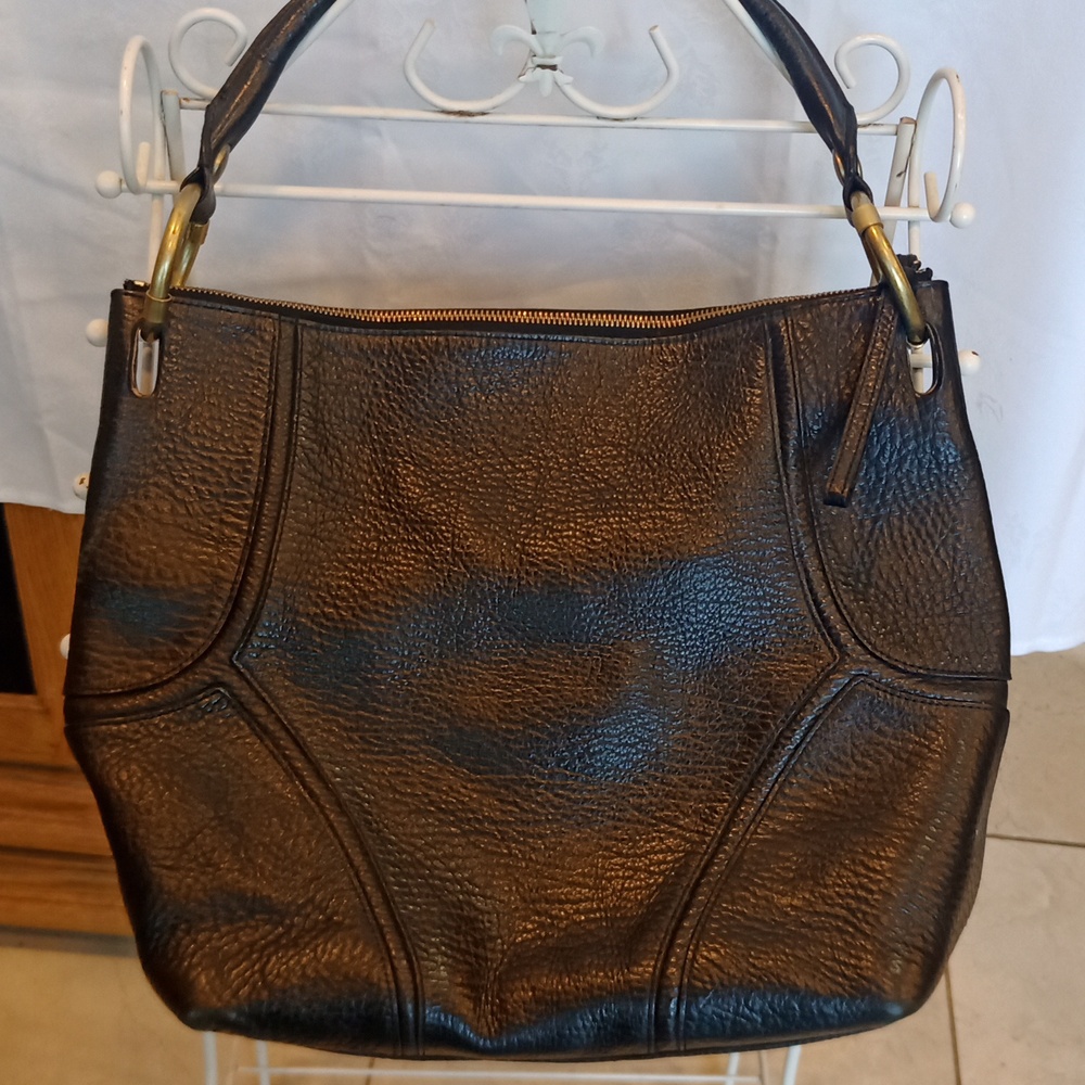 Kenneth Cole Black Leather Women's Bag